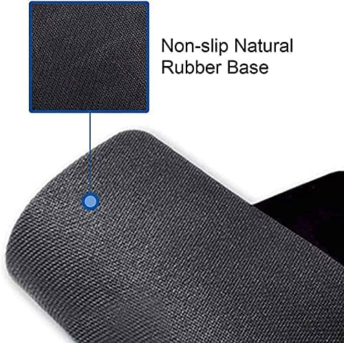 2024 Calendar Horizontal Non-Slip Rubber Mouse Pad, Calendar Black Mouse Mat Mouse Pad Office Gaming Mousemat 9.5 inch x 7.9 inch