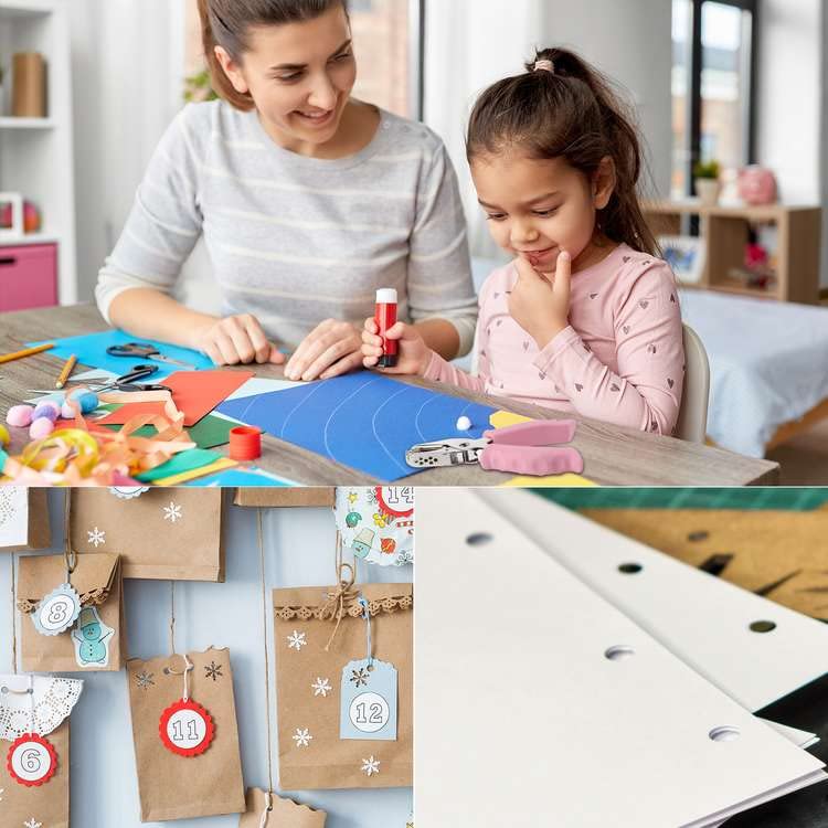 NEBURORA Hole Punch, Blue Single Hole Puncher Metal with Soft-Handled for DIY Craft Tags Clothing Ticket Scrapbook Tool, 3 Colors Options