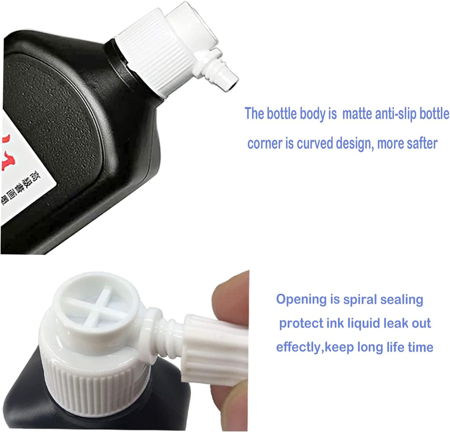 MEGREZ Chinese Calligraphy Brush Ink, Redstar Black Liquid Ink Sumi Ink for Writing & Drawing Practicing Japanese Calligraphy, Traditional Chinese Calligraphy Brush Ink, 15.8 OZ(450ml)/Bottle