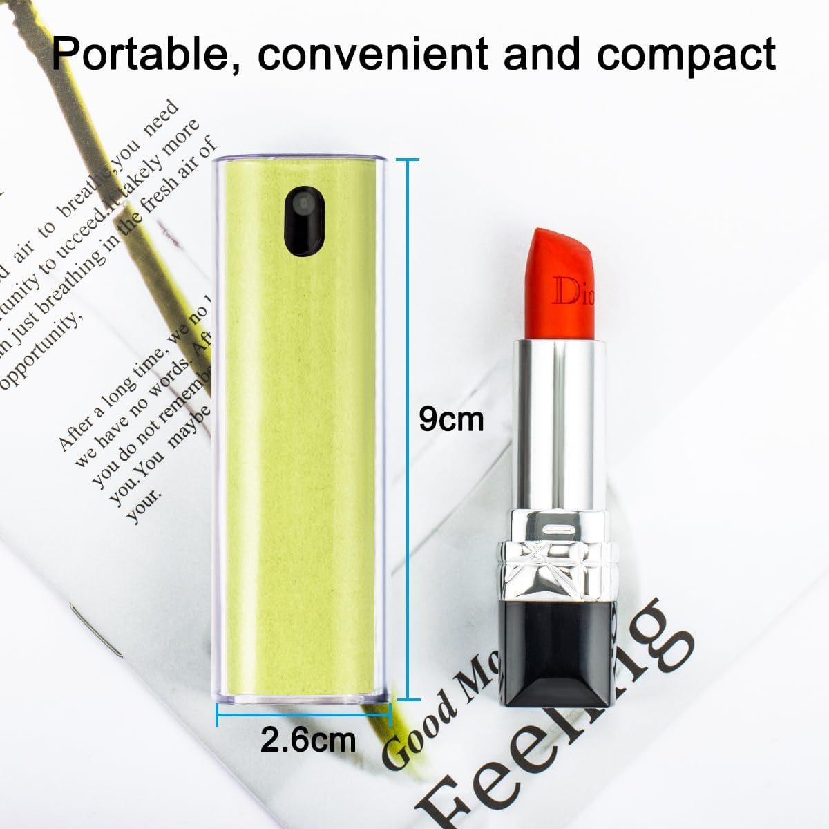 Screen Cleaner Touchscreen Mist Spray, walrfid Cleaning Kit for Electronic Smart Phone TV, Laptop, Tablet, PC, Computer LCD Flat Screens, Eyeglasses, Compatible with iPhone iPad MacBook Pro - Yellow