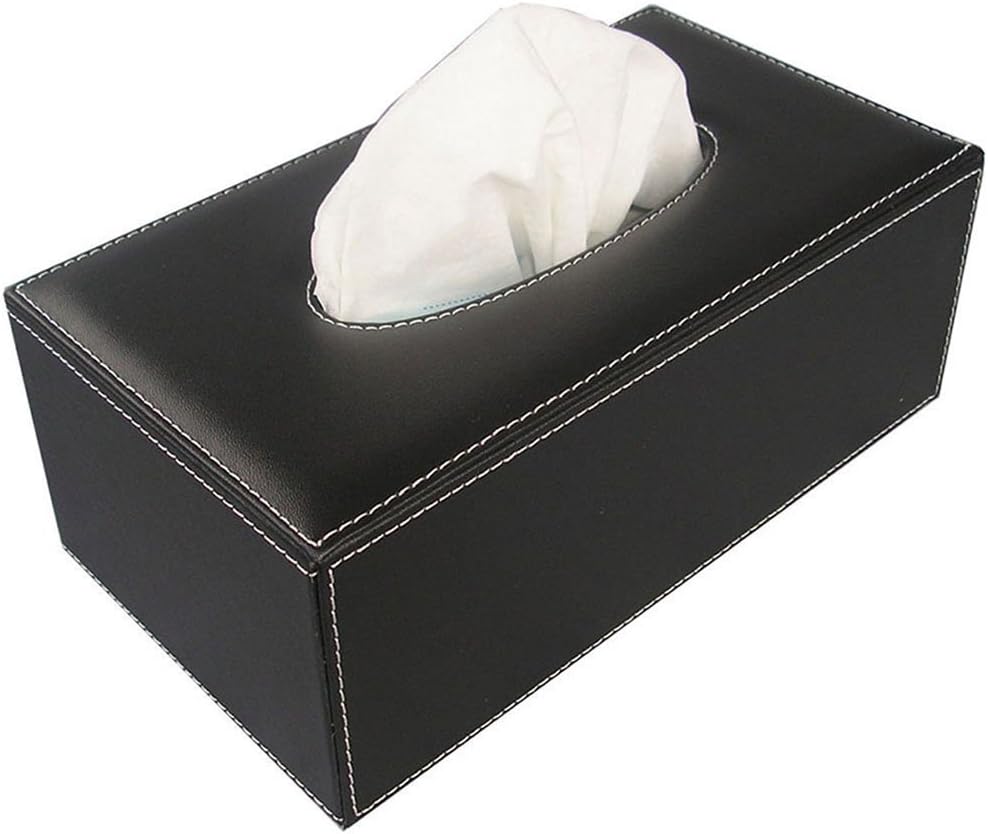 KINGFOM Desk Organizer Set 9 PCS Office Supplies Set File Holder Cabinet, Desk Organizer Drawer,Tissue Box Cover,Organizer Box,Mouse Pad,Desk Pad, Notepaper Holder, Crystal Holder and Coasters Set