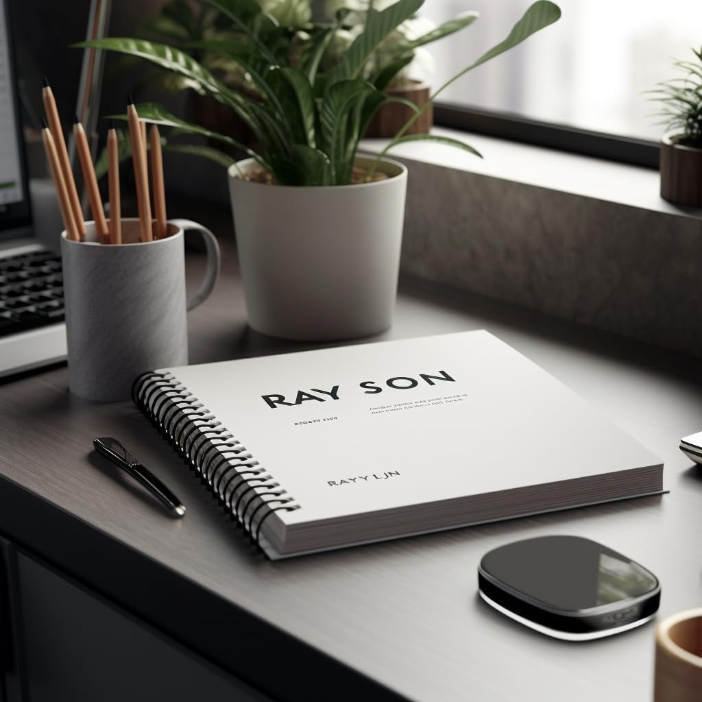 Rayson Plastic Spiral Binding Coil 1-1/4" (31.8mm), 280 Sheets Capacity, 4:1 Pitch Black Coil bindings Spines for Business and Educational Purposes, 50 Pack