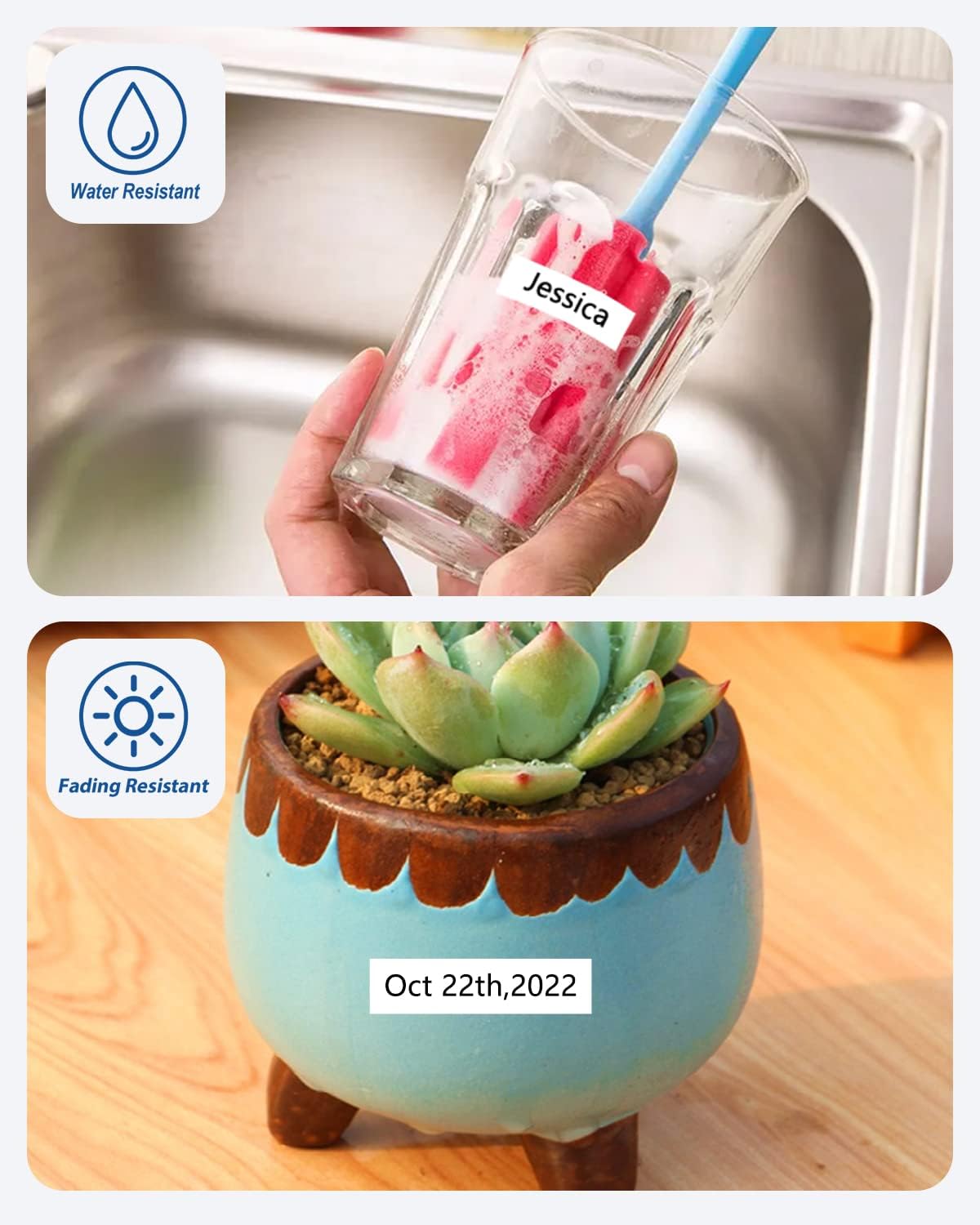 3-Pack TZ Tape 12mm 0.47 x 26.2 Laminated White Tape Compatible for Brother Label Maker Tape Cassette for PT PTH110 PTD410 Black on White