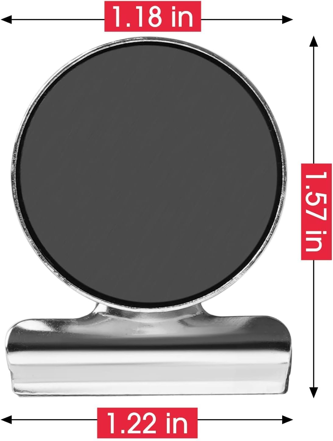 VNDUEEY 500 Pack Fridge Magnets Magnetic Clips, Whiteboard Magnets Refrigerator Magne, Magnetic Paper Clip Holder, Strong Magnet Clips for Home, Office, Teaching, School Locker