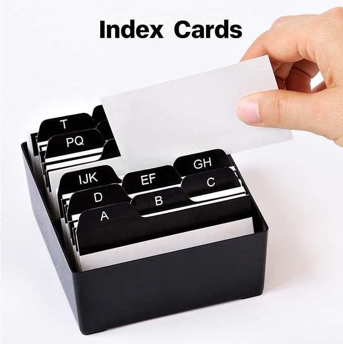 300 Pack White Blank Index Cards 3x5 Unlined Note Cards, Goefun 80lb Heavy Duty Cardstock Thick Paper for Postcards, Photo Paper, Syllable Boards