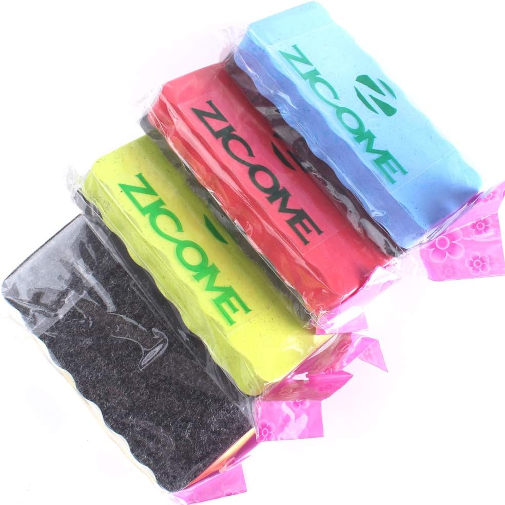 4 Pack Magnetic White Board Eraser for Home, School and Office - 4 X 2.3 X 0.8 Inch