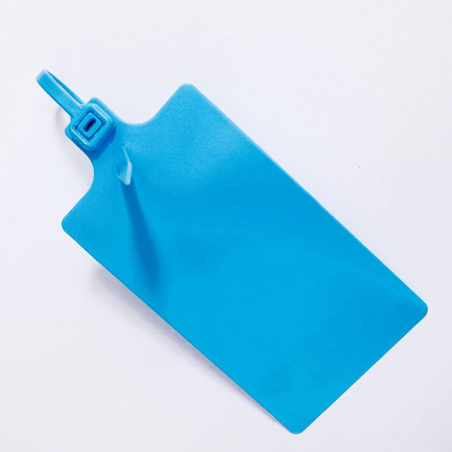 Blank Labeling Tags Waterproof Plastic Tags for Labeling Writeable Zip Tie Tag Seals 2.28"×3.94" 200pcs,Blue