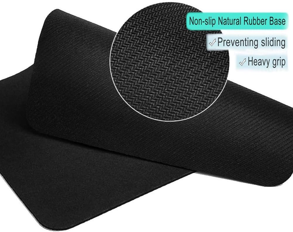 2025 Calendar Rectangular Stitched Edge Office Computer Mouse Pad, Anti Slip Rubber Desktop Gaming Mouse Pad (Black Calendar)