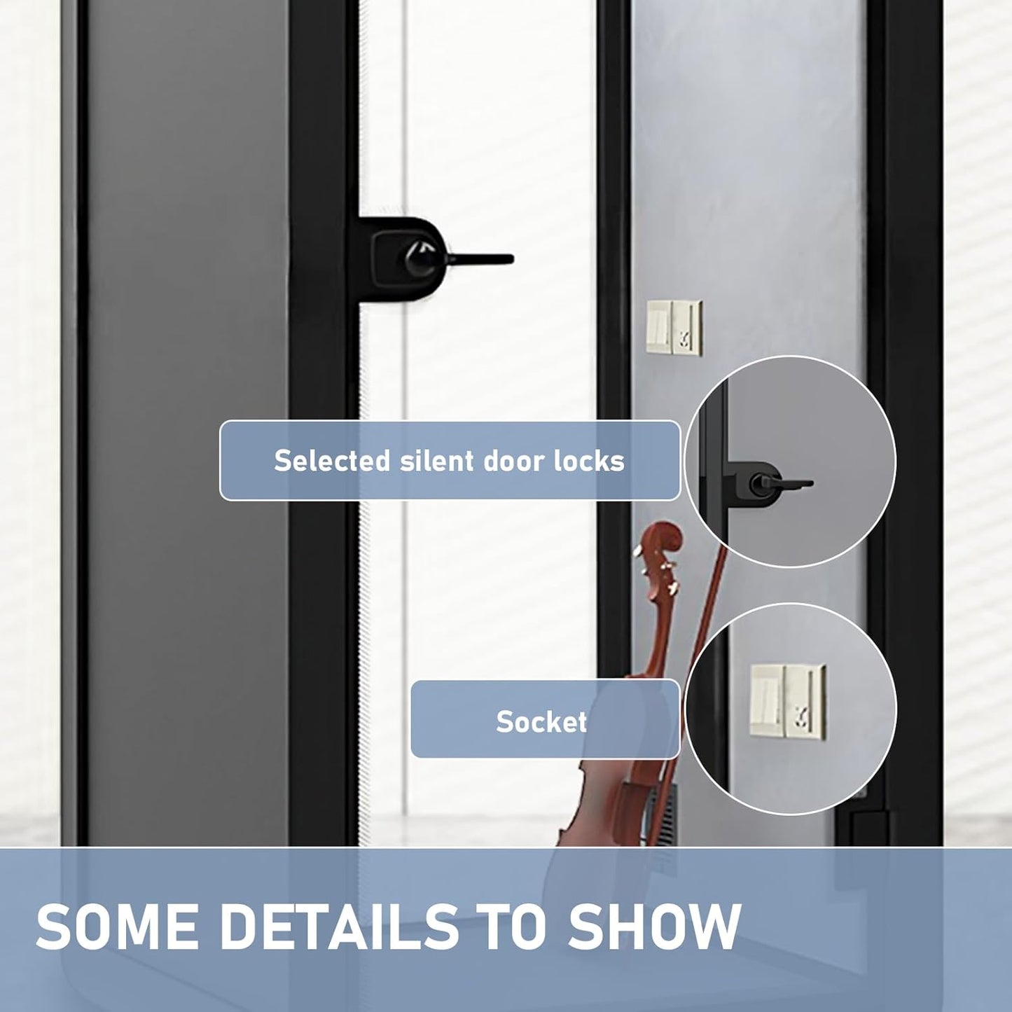 Office Sound Booth with Audio Privacy - Modern Soundproof Booth Includes Black Frame Design,Simple Soundproof Room with Light, Socket,Casters for Office,Telephone (39.37IN)