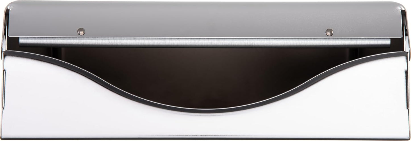 San Jamar T1900XC C-Fold/Multifold Commercial Towel Dispenser, 500 Multifold / 300 C-Fold Towel Capacity, Chrome 14.8" x 11.4" x 4"