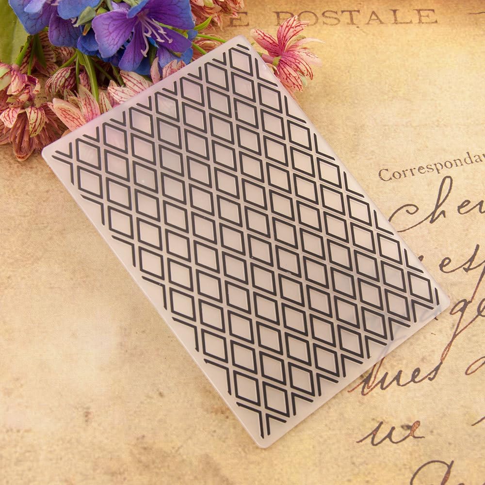 6Pcs Flower Leaf Embossing Folders DIY Craft Paper Card Embossing Template Stencil Paper Card Decorating Mold Plastic Embossing Machine Template for Card Making Scrapbooking Photo Album Decoration