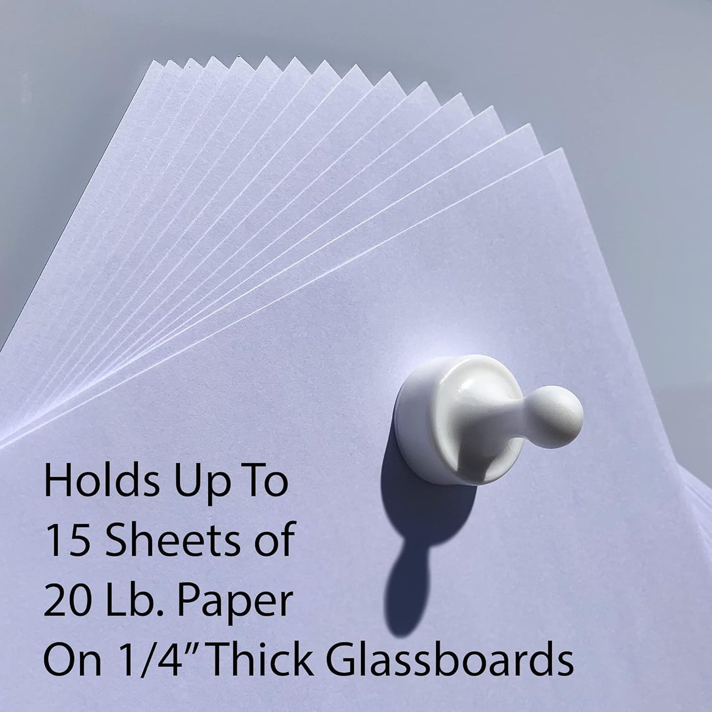 GLASSBOARD STUDIO Powerful Neodymium Magnets, Pawn-Shaped - Strong Fridge/Refrigerator and Whiteboard Magnet, Ideal for Office, Kitchen, Crafts - Rare Earth, Heavy Duty (3, Lemonade Yellow)