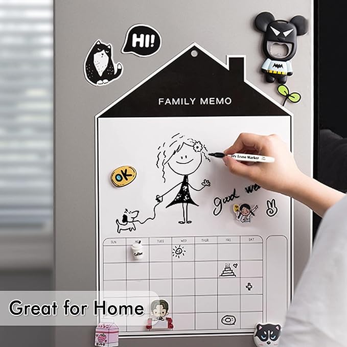 100 Bulk Pack Black Whiteboard Markers with 3 Erasers, Fine Point Dry Erase Markers Perfect For Writing on Dry-Erase Boards, Glass for School Office Home