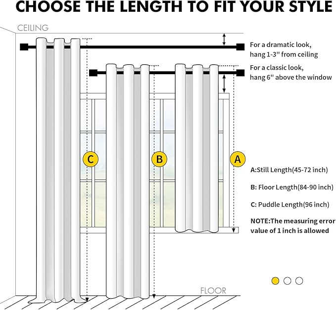 MIULEE Beige Blackout Curtains for Bedroom Living Room 63 Inches Long 2 Panels, Thermal Insulated Room Darkening Drapes Solid Grommet Top Noise Reduction Light Blocking Window Treatments 40x63 Inch