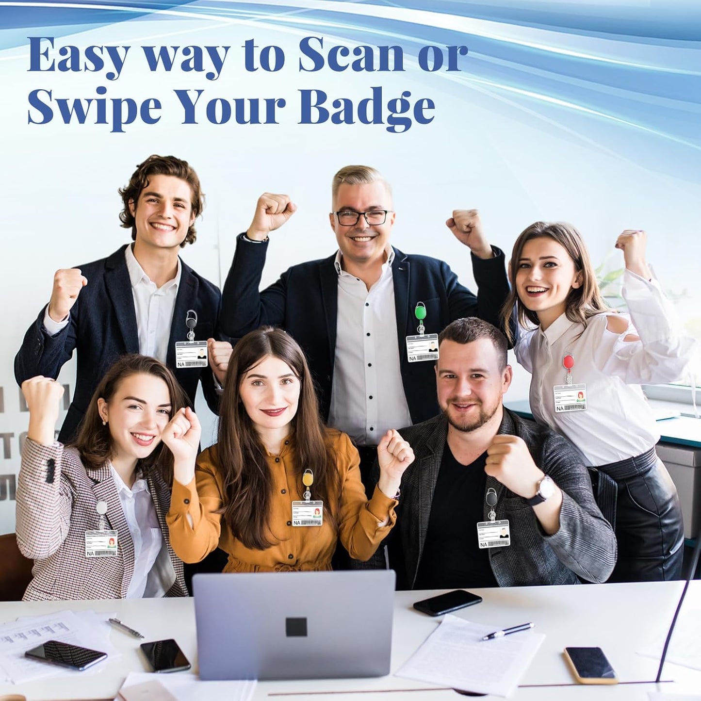 Honoson 30 Pcs Heavy Duty Retractable Badge Reels Batch ID Badge Holder Retractable Clip Bulk Key Holder with Ring for Office Worker Employee, Doctor Nurse Gifts (Warm Color)