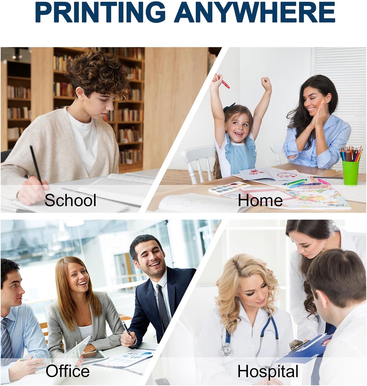 210X Toner Cartridges Set 4 Pack High Yield Replacement for 210X 210A Toner Cartridge, Fitting for Color Pro MFP 4301fdw 4301dn 4301dw, Pro 4201dw 4201dn with Upgraded Chip(Black Cyan Yellow Magenta