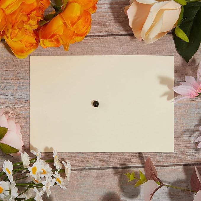 50 Sheets Blank Cardstock Paper 250 GSM Thick Heavy Cards Stock for DIY Art Projects, Card Making, Postcards, Greeting Cards, Birthday Party, Wedding Invitation (Cream, 5x7 inches)