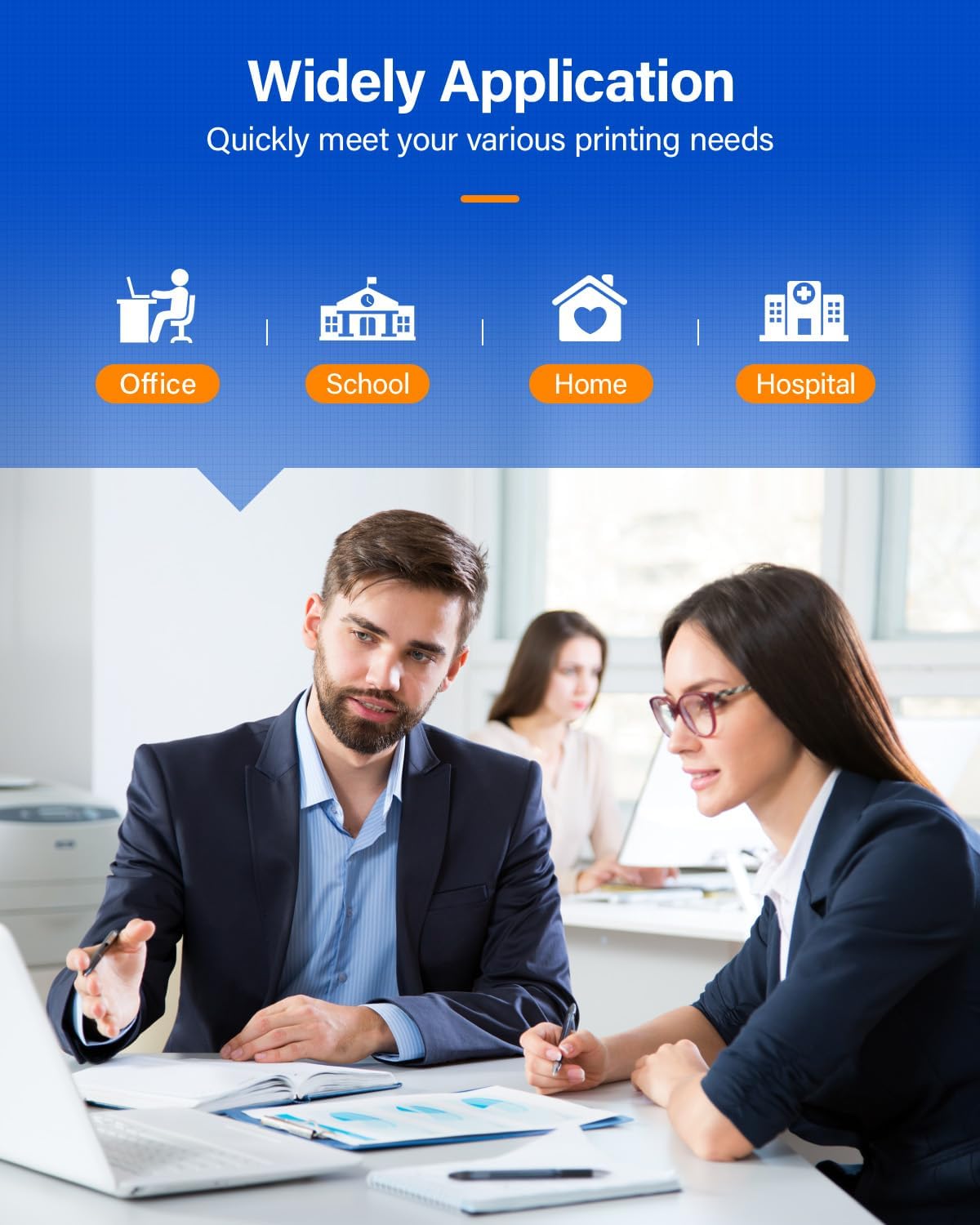 VersaLink C7000 High Capacity Toner Cartridge 4-Pack Replacement for Xerox 106R03757 106R03758 106R03759 106R03760 Compatible for Xerox VersaLink C7000 C7000N C7000DN Printer Black Cyan Magenta Yellow