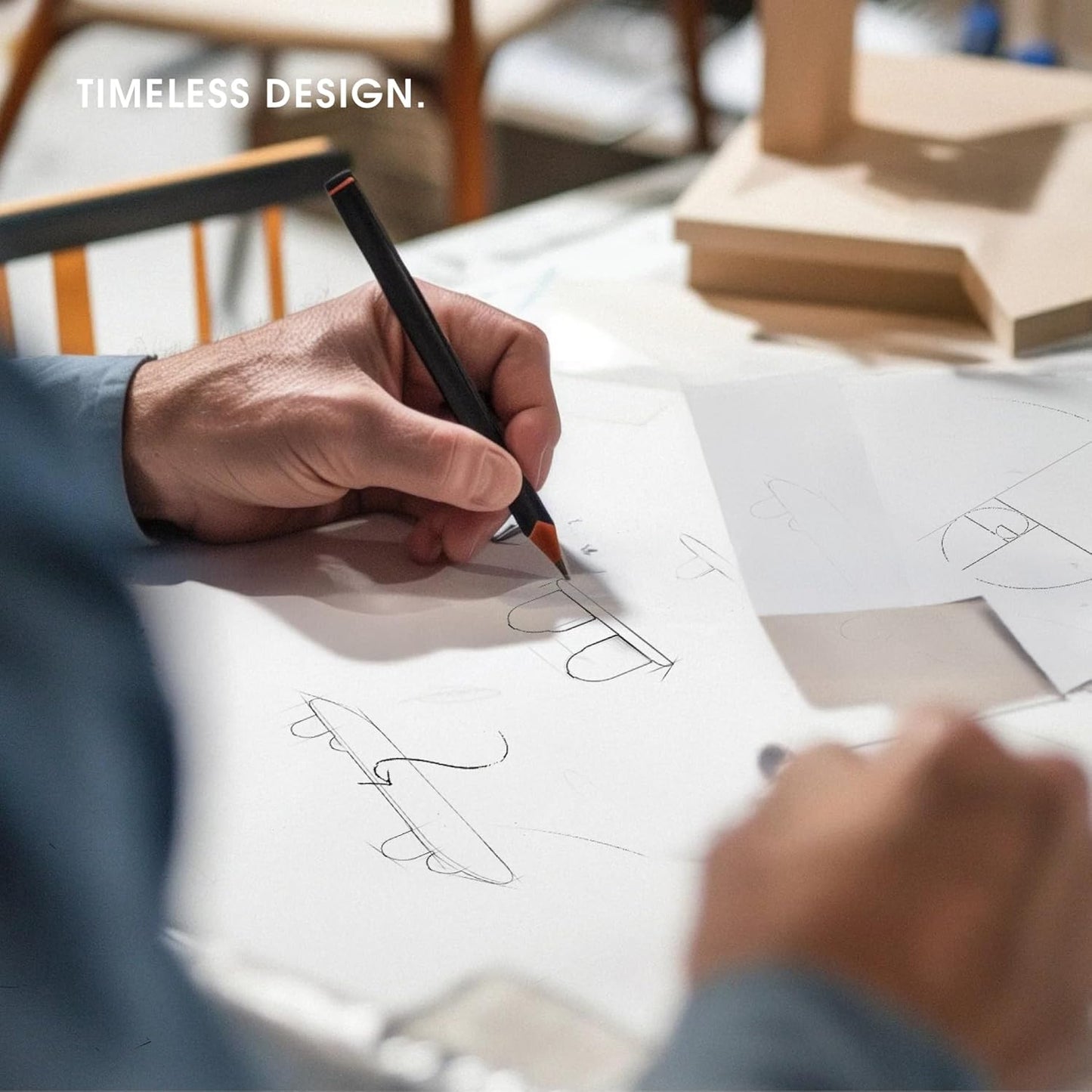 Fenge Monitor Stand Riser, 34 Inch Dual Monitor Riser for Large Monitors, Desk Organizer with Wooden Shelf & Solid Wood Legs, Computer Stand for Laptop, TV, PC, Printer, White