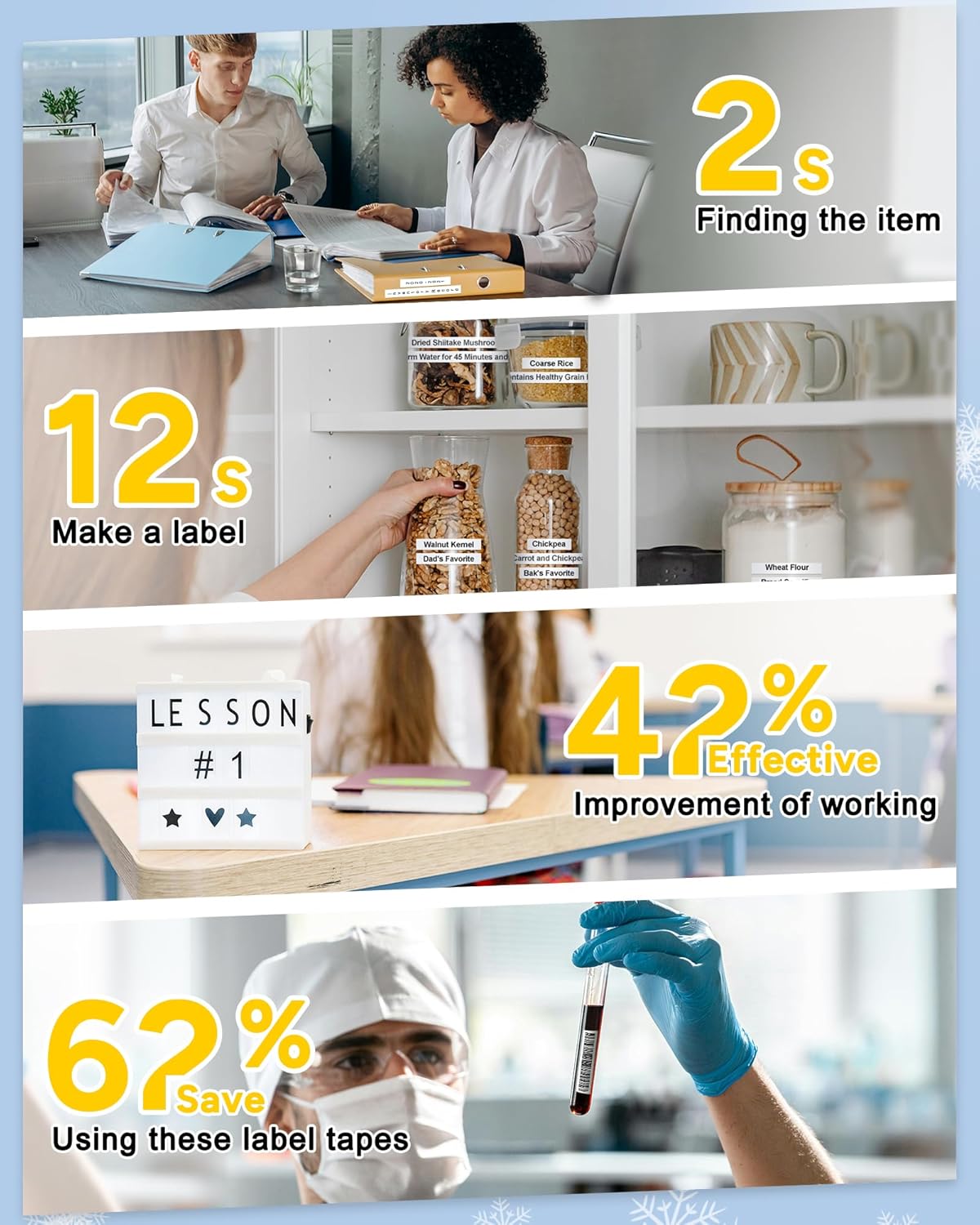 10 Pack Compatible Label Tape Replacement for Brother P Touch TZE-231 Tz231 Laminated Tape Black on White 12mm 0.47 inch x 26.2ft 8m 1/2 for Label Maker PTD400AD PTH110 PT-D210 PT-D400 PTD600 PTD220