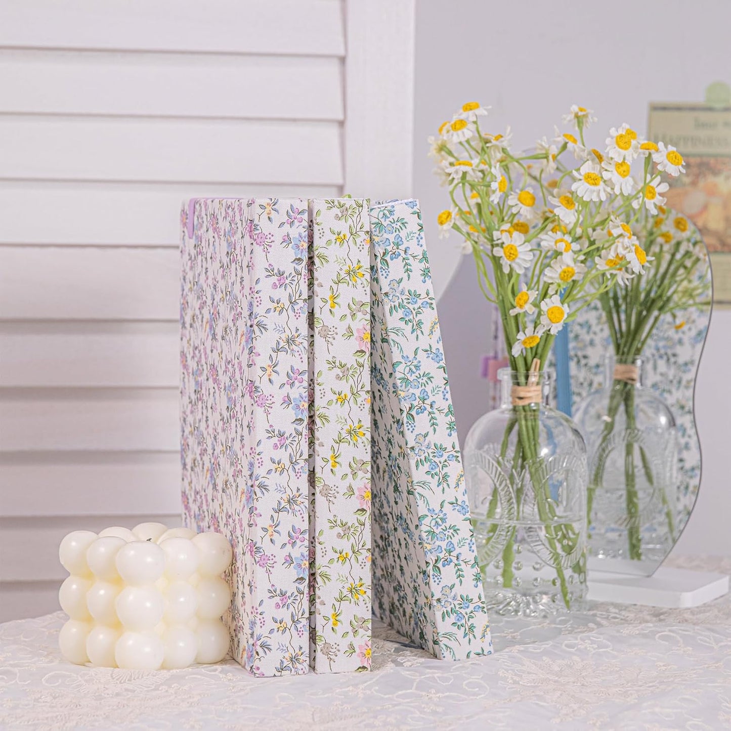 TIEFOSSI Dotted Journal Notebook for Women, A5 Dotted Grid Notebook for Writing, 190 Pages Thick Paper, Travel Daily Journal, for Work Home School, Note Taking, Business, 8.4 X 5.8 In