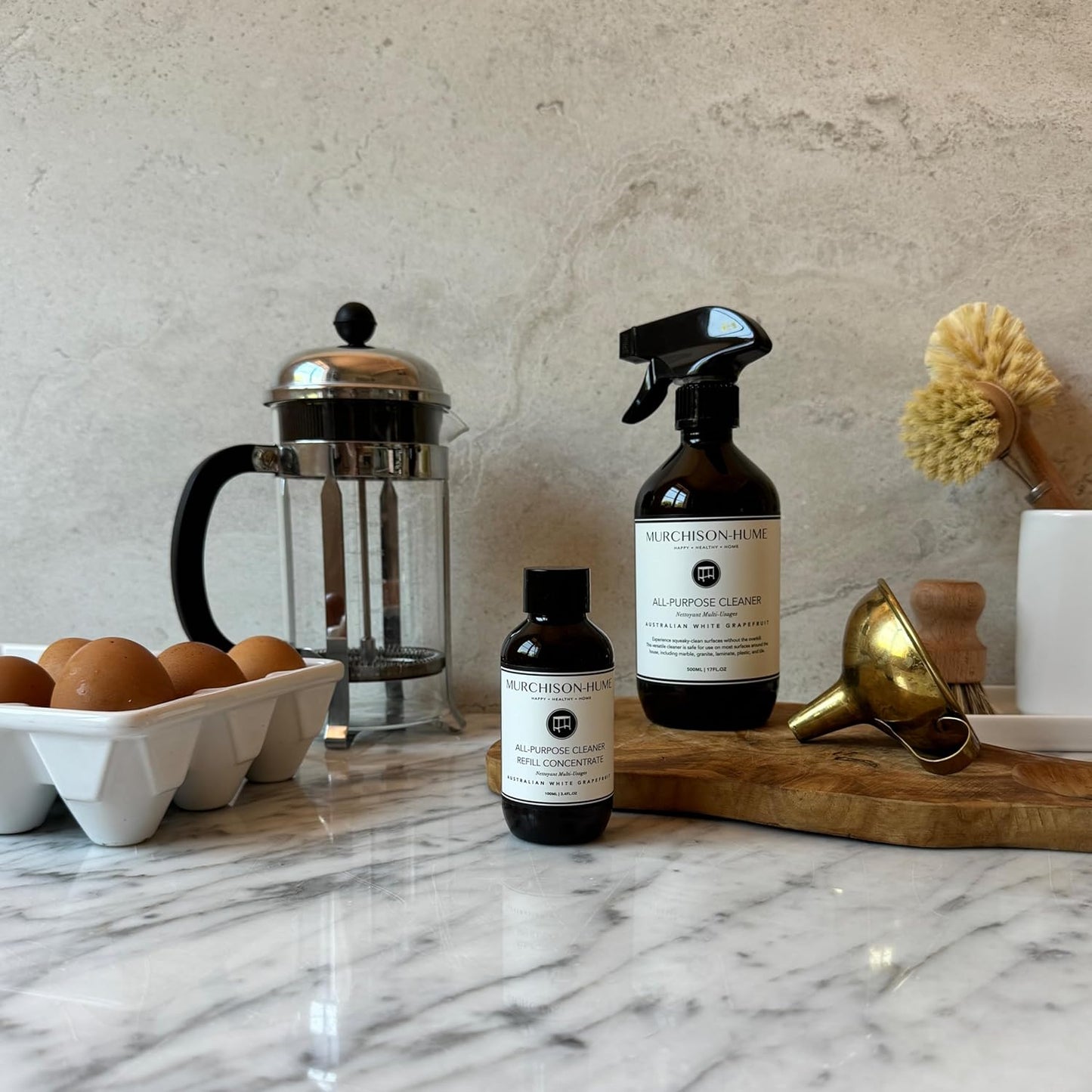 Murchison-Hume All-Purpose Cleaner – Natural, Non-Toxic, Safe on All Surfaces – Plant-Based Multi-Surface Spray for Kitchen, Bathroom & Home – 17 oz-Australian White Grapefruit