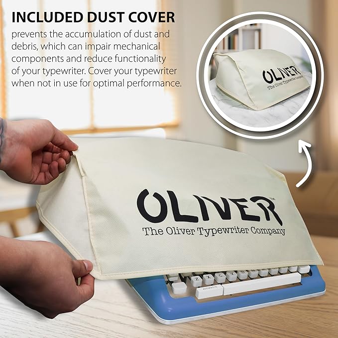 Timeless Manual Typewriter, Blue