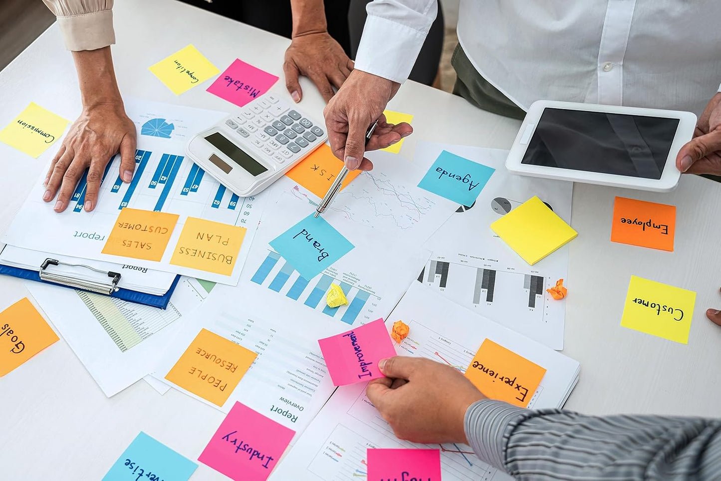 Sticky Notes 3 x 3 in, 60 Pads, 85 Sheets/Pad, 6 Bright Colors, Self-Stick Notes, Easy to Post for Home, Office, School