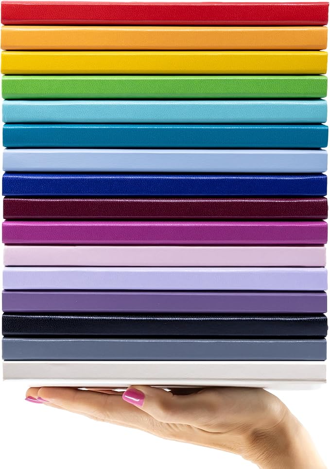 PAPERAGE Blank Journal Notebook, (Sage Green), 160 Pages, Medium 5.6 in x 8 in - 100 GSM Thick Paper – Hardcover Journaling Notebook for Work, School, Note Taking or Sketching