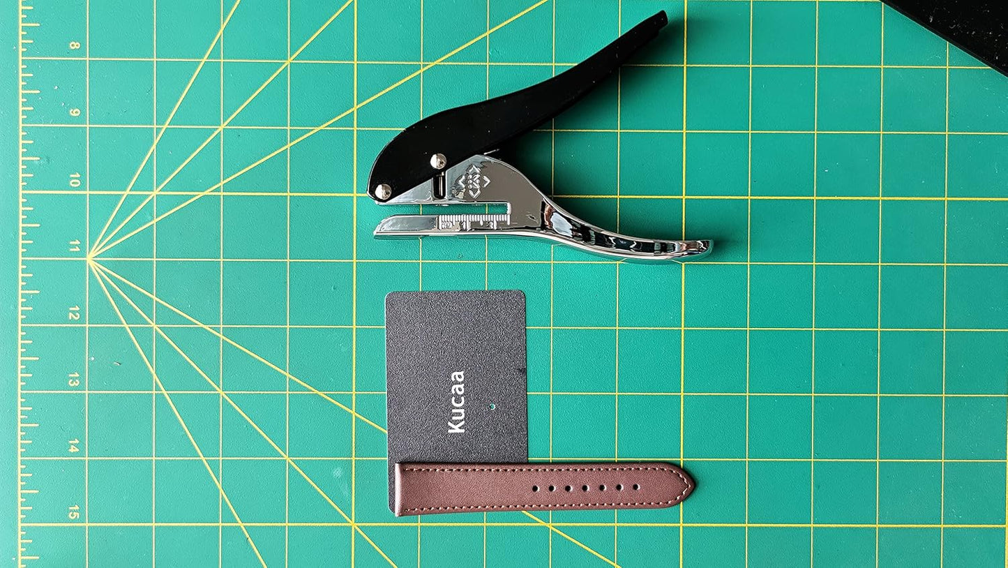 Hand-held 5/64 inch 2mm Round Heavy Duty Metal Silver Single Circle Hole Punch for ID Cards PVC Cards Badge Photos