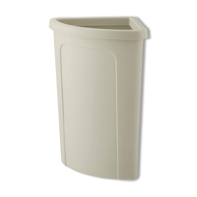 Recycling Bin, 21 Gallon Corner Round Trash Can, Crack-Resistant, Commercial Durable Garbage Can, Reinforced Bottom, Ideal for Home, Kitchen, Bar, Hotel, Restaurant, School