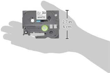 Brother Genuine P-Touch, TZe-231 2 Pack Tape (TZE2312PK) ½”(0.47”) x 26.2 ft. (8m) 2 Count (Pack of 1) Laminated P-Touch Tape, Black on White