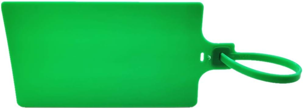 Plastic Seals Shipping Tags Logistics Use Big Sign Tie Large Label Tie, 255mm Total Length, Package of 100pcs (Green)