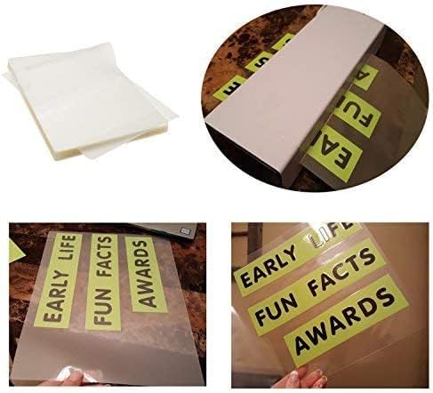 Immuson Thermal Laminating Pouches 8.9 x 11.4, 3Mil Thickness, Crystal Clear Finish, 3000 Pack