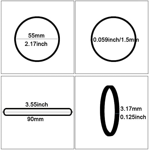 AMUU Black Tactical Rubber Bands Size 33 - 200 Pieces for Office Supply, Home, Money, File Folders - Strong Elastic Bands