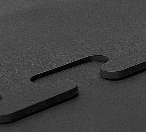 American Floor Mats - Heavy Duty Stall Tiles - Stable/Horse Tiles - Thick, Durable Rubber Flooring Solid Black 8' x 12' Set 3/4" Thick (24 Tiles Total)