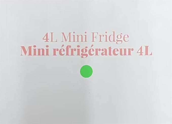 CROWNFUL Mini Fridge, 4 Liter/6 Can Portable Cooler and Warmer Personal Refrigerator for Skin Care, Cosmetics, Beverage, Food,Great for Bedroom, Office, Car, Dorm, ETL Listed (Green)