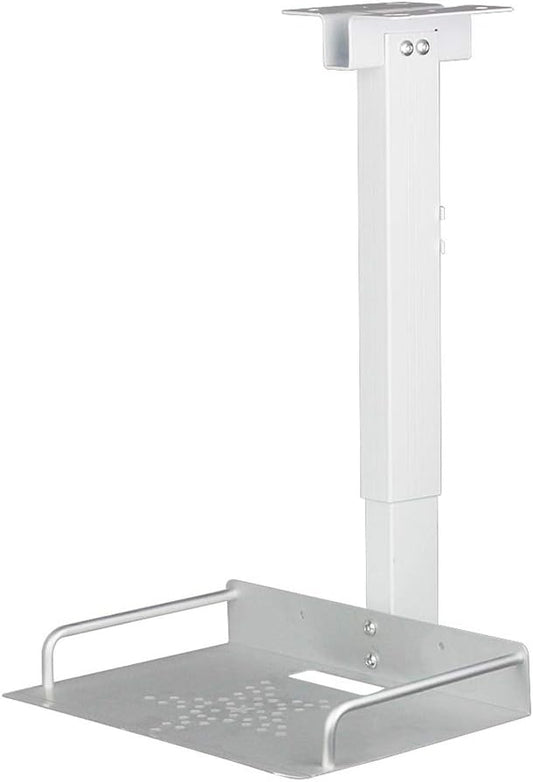 Drsn Universal Ceiling Mount with Tray, 11.4-22 inches Adjustable, No Hole Installation, Aluminum Alloy, in-Tube Cable Routing, Universal Ceiling Mount for Projector/Camera, Wall/Ceiling