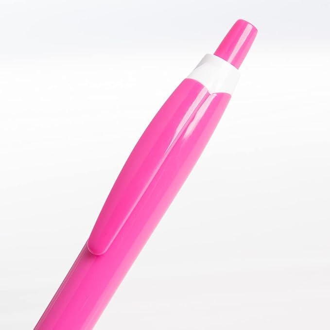 100 Pack Office Pens, Retractable Ballpoint Pens in Black Ink, Ideal for Schools, Notebooks, Journals (Assorted Colors, 100pcs)