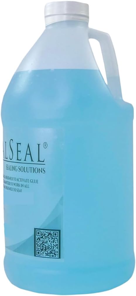 IdealSeal Envelope Liquid Moistener and Sealer - High-Efficiency, No-Mix Sealing Solution for Postage Machine and Mailing Systems - 64 oz
