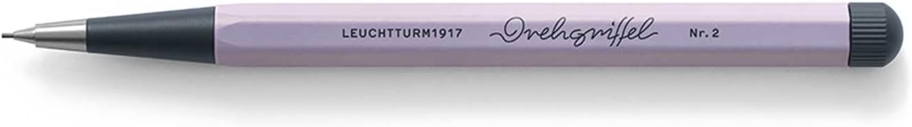 LEUCHTTURM1917 - Drehgriffel Mechanical Pencil - Refillable Writing Stylus with 0.7 mm HB Graphite Lead (Lilac)