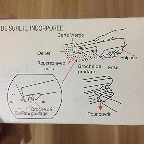 Metal Card Punch Device for Punch Cards Machines Knitting Sweater Hand Crafts Accessories Knitting Machines
