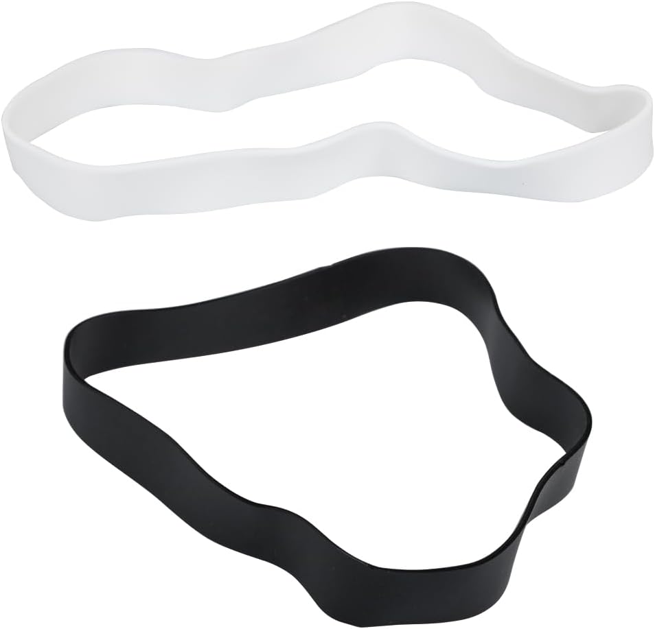 JAM PAPER Colorful Rubber Bands - Size 107 - Black & White Multi-Purpose Rubberbands - 100/Pack