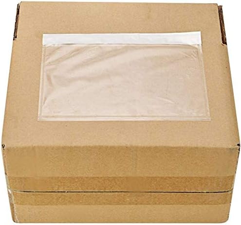 6" x 9" Clear Adhesive Packing List Envelopes Pouch Shipping Label Envelopes (100 Pack)