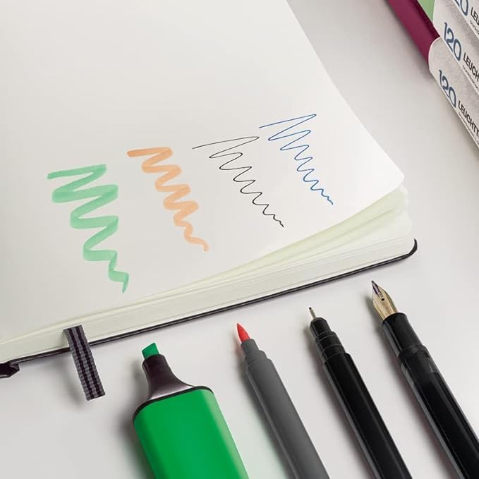 LEUCHTTURM1917 - 120G Special Edition - Medium A5 Plain Hardcover Notebook (Forest Green) - 203 Numbered Pages with 120gsm Paper