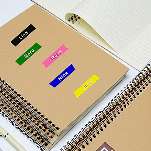 Pristar Compatible for DYMO Embossing 3D Plastic Label Tapes 9mm, Work with DYMO Junior Home Embossing Label Maker, Organizer Xpress Pro, Neon Pink/Orange/Green/Gold/Silver, 3/8" x 9.8', 10-Pack