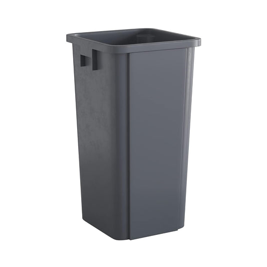 23 Gallon Grey Square Commercial Trash Can
