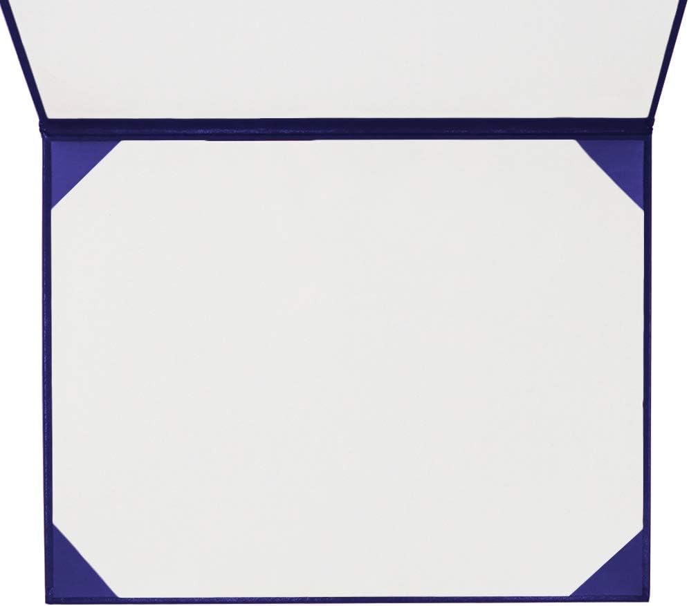 GraduationMall 8.5"x11" Smooth Padded Diploma Cover Certificate Holder Purple,1-Pack