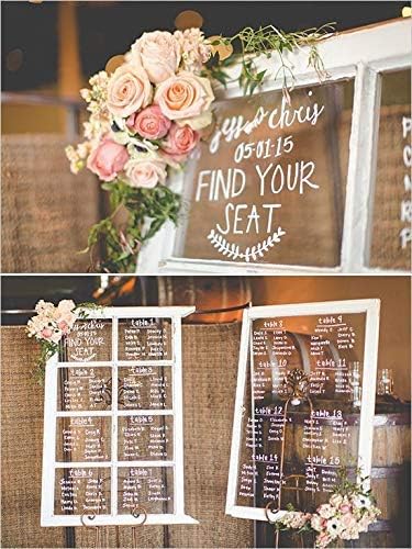 Glass Pen Window Marker: Liquid Chalk Pens for Glass, Whiteboard Markers with Washable Paint - Graduation, Car Windows, Mirror Pen, Storefront, Wedding, Parade, Party & Holiday (3 Pens - Fine Tip)