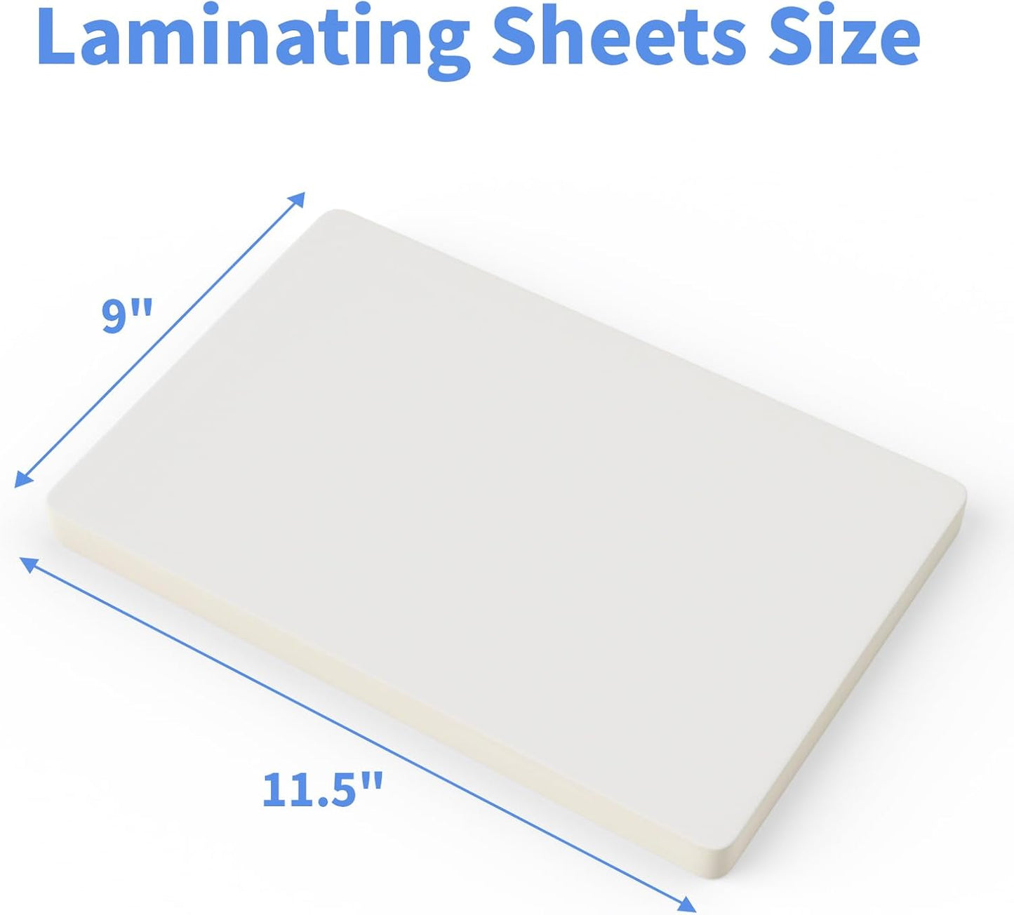 Thermal Laminating Pouches, FungLam Clear Laminating Sheets, 3 Mil Thickness Thermal Laminating Sheets, 8.9×11.4 Inch Laminator Sheets for Laminators, Clear Plastic Letter Size Sheets,100 Pack.